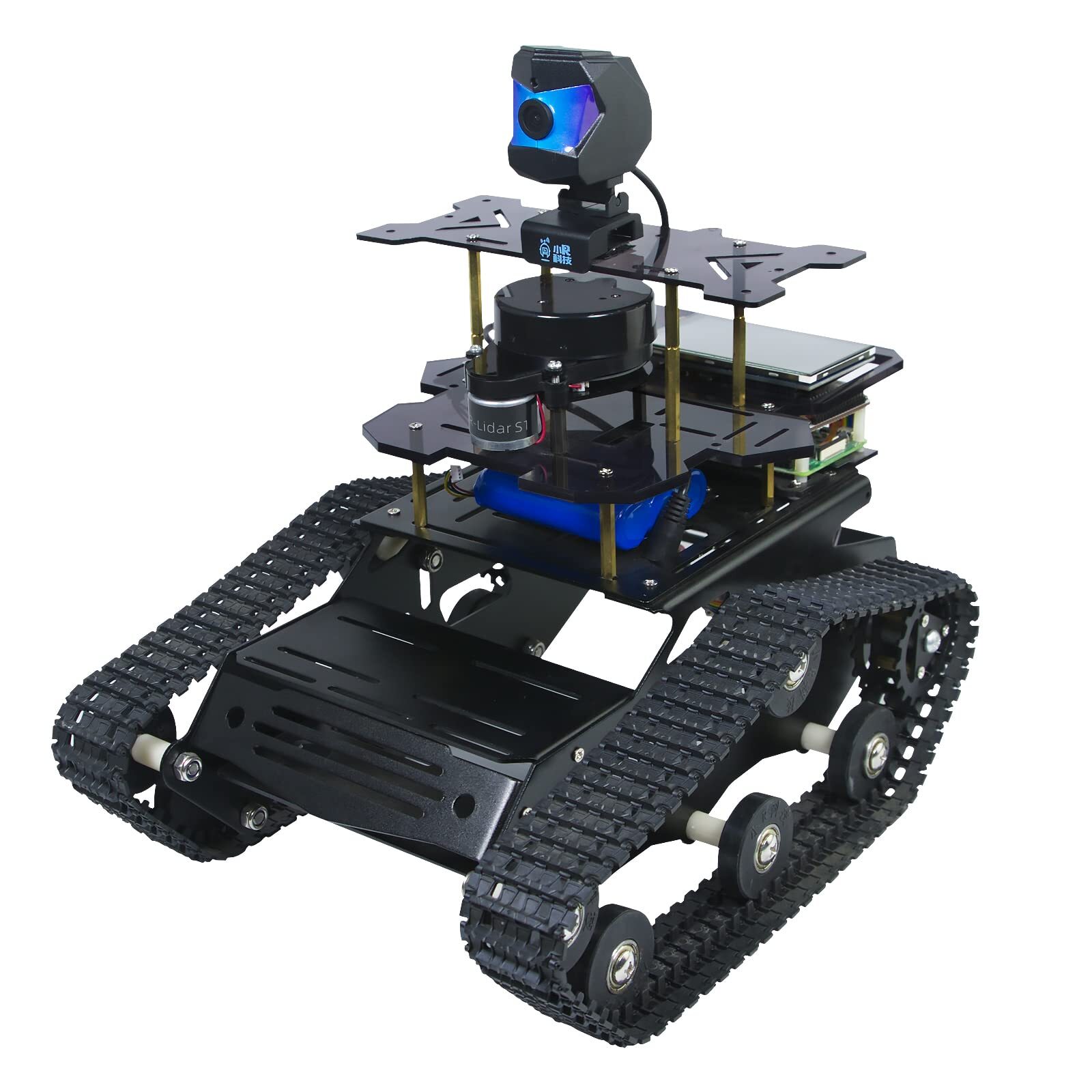 Version 1.0.0 Гусеничный робот Raspberry Pi 4B Xiao-r XR-ROS SLAM — изображение 1