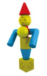 Магнитный конструктор Popular Playthings "Строитель. Базовый (30 деталей)" + "Колесная база". Комплект на группу — изображение 11