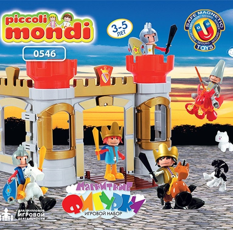 39269 Конструктор магнитный "Замок рыцарей" — изображение 1