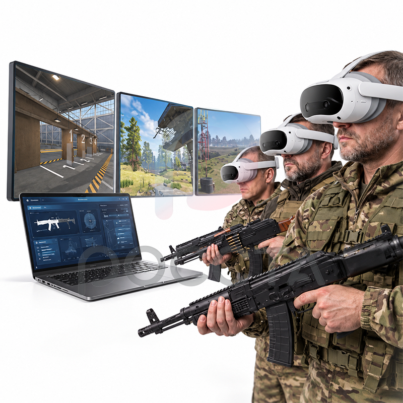 Virtualnyy VR trenazher «Otrabotka navykov protivodeystviya BPLA razlichnogo tipa» – Antidron-PRO Виртуальный VR тренажер «Отработка навыков противодействия БПЛА различного типа» – Антидрон-ПРО — изображение 1